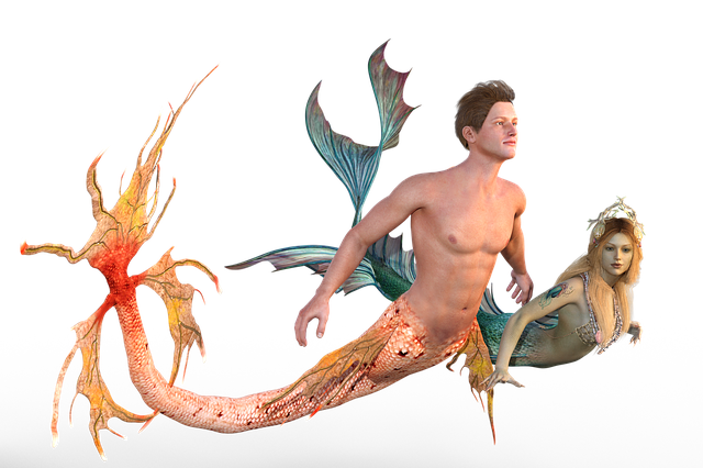 美人鱼 海人 海洋生物 - 上的免费图片
