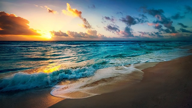 海滩 太阳 晚上 - 上的免费照片