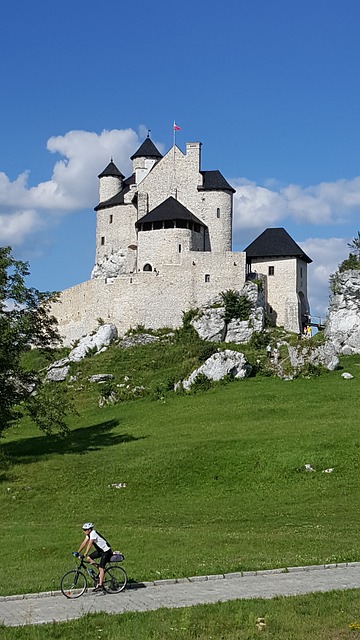 城堡 Bobolice - 上的免费照片