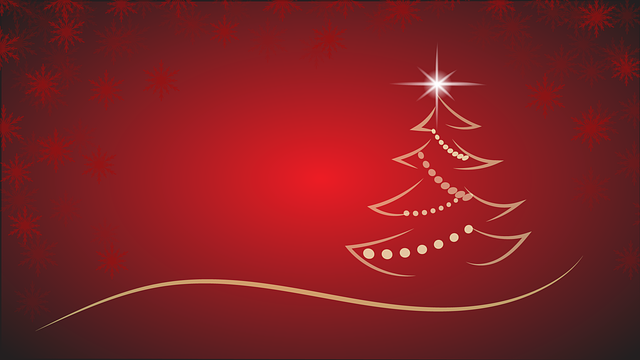 红色的 圣诞树 圣诞节 - 上的免费图片