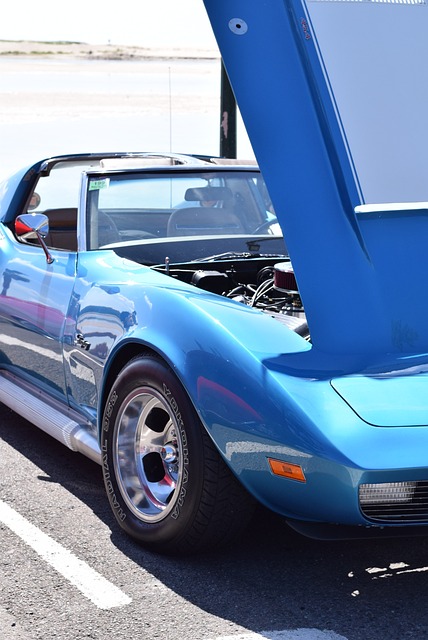 Corvette蓝色的车 车 M - 上的免费照片