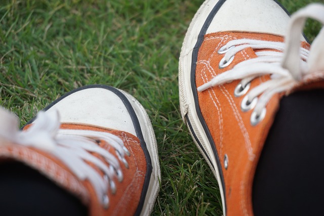 鞋子 草地 板鞋 - 上的免费照片