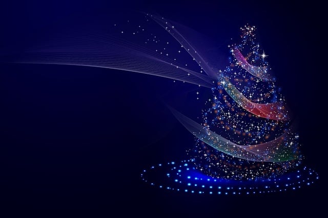 圣诞树 灯 星星 - 上的免费图片