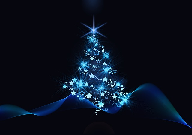 圣诞节 蓝色的 黑色的 - 上的免费图片
