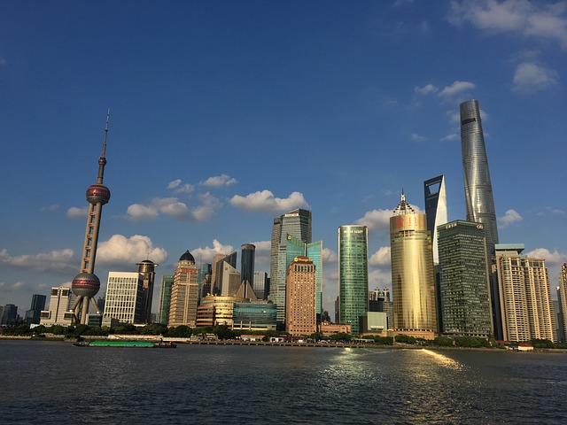 蓝天 上海东方明珠 陆家嘴 - 上的免费照片