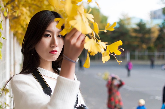银杏 女生 沈阳农业大学 - 上的免费照片