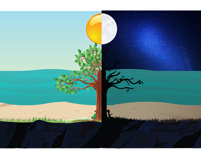 天 夜晚 好的和不好的时候 - 上的免费图片