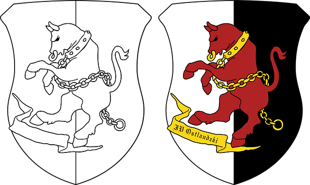 大公国Ostlandu 纹章 奥斯兰 - 免费矢量图形