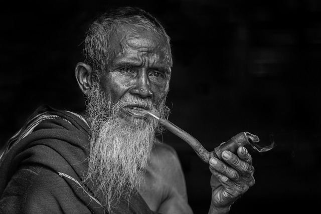 肖像 抽烟 老人 - 上的免费照片