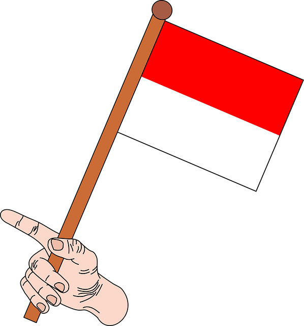 旗帜 摩纳哥的标志 摩纳哥 - 免费矢量图形