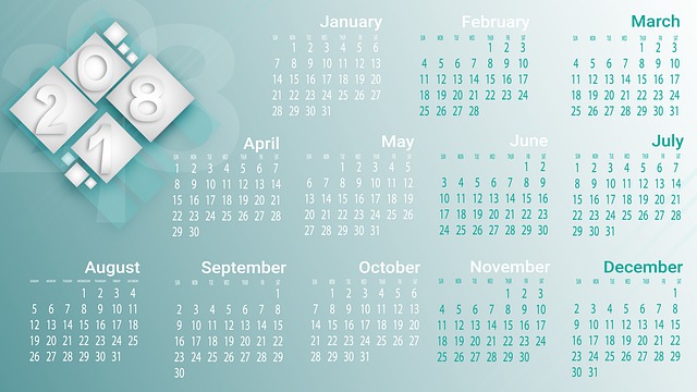 日历 年 设计 - 上的免费图片