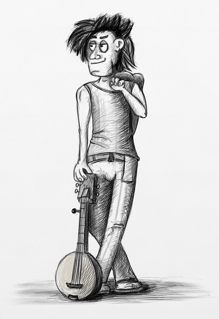 班卓琴 男孩 姿势 - 上的免费图片