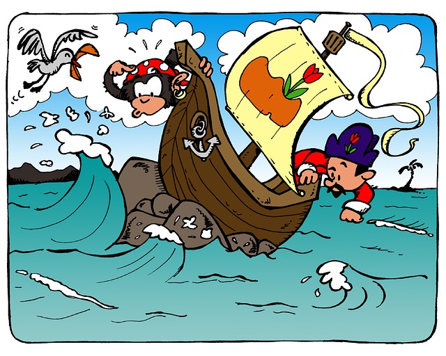 海盗 插图 漫画 - 上的免费图片