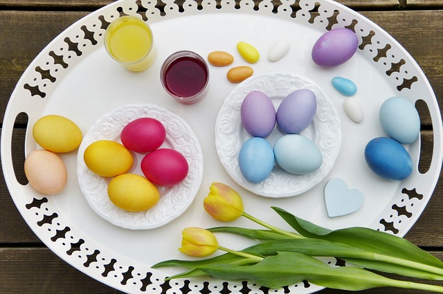 复活节彩蛋 给鸡蛋上色 自然色 - 上的免费照片