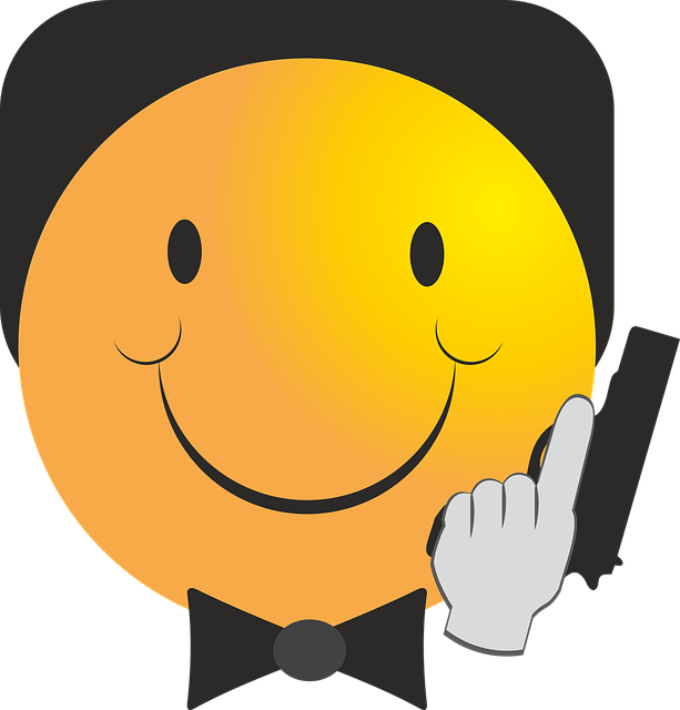 笑脸 占士邦 英雄 - 免费矢量图形