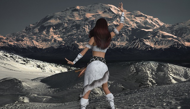 女士 冰川 景观 - 上的免费照片
