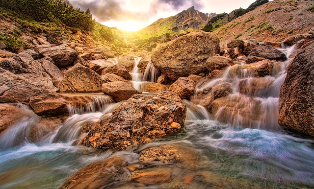 瀑布 溪 自然 - 上的免费照片
