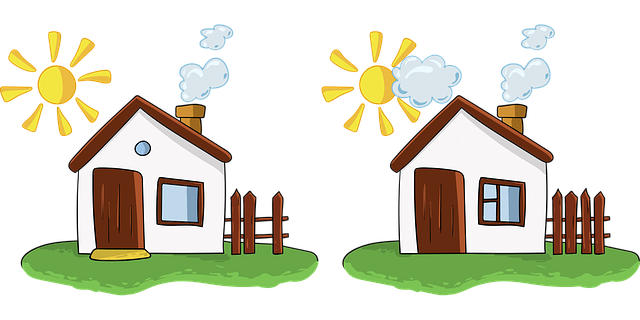 房子 房屋 现场的区别 - 免费矢量图形