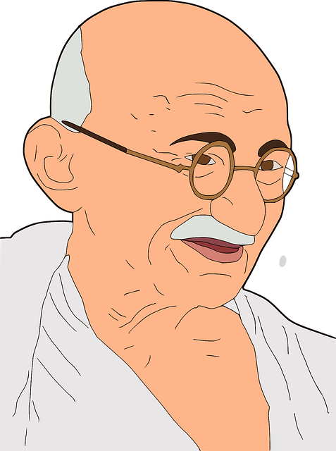 圣雄甘地（Mahatma Gandhi） 甘地 一世 - 免费矢量图形