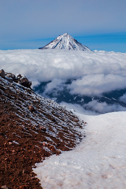 山 火山 雪 - 上的免费照片