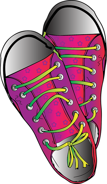 鞋子 运动鞋 红舞鞋 - 免费矢量图形