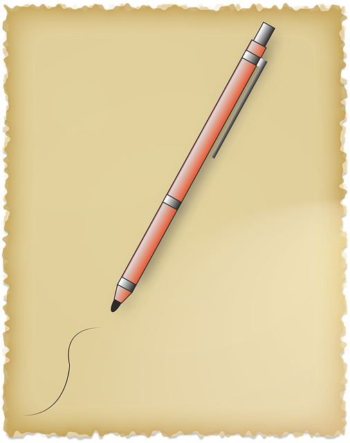 钢笔 写 圆珠笔 - 免费矢量图形