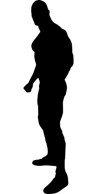 轮廓 摔角 岩石 - 免费矢量图形