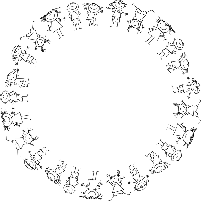 男孩们 女孩们 孩子们 - 免费矢量图形