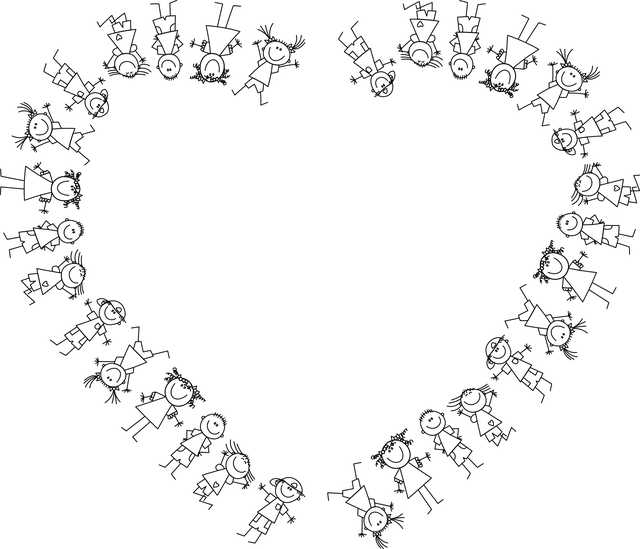 男孩们 女孩们 孩子们 - 免费矢量图形
