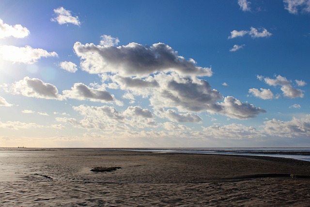 Schiermonnikoog 海滩 云 - 上的免费照片