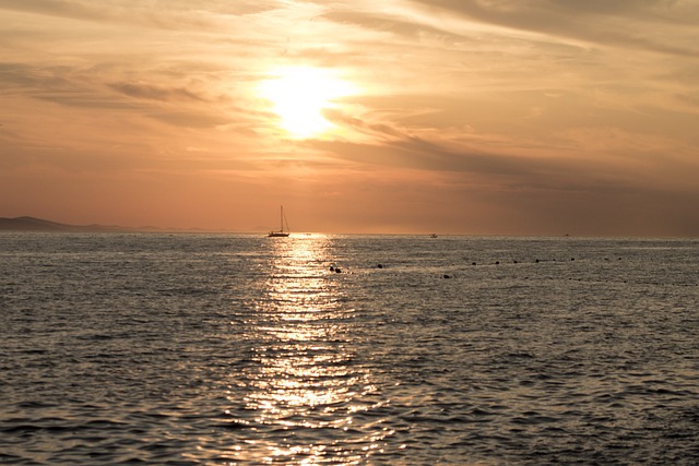 太阳 日落 扎达尔 - 上的免费照片