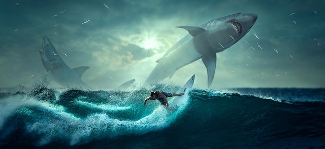 鲨鱼 鱼 冲浪者 - 上的免费照片