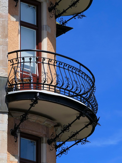 阳台 圆形的 铁艺 - 上的免费照片