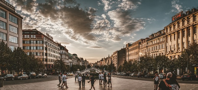 布拉格 韦斯拉斯广场 城市 - 上的免费照片