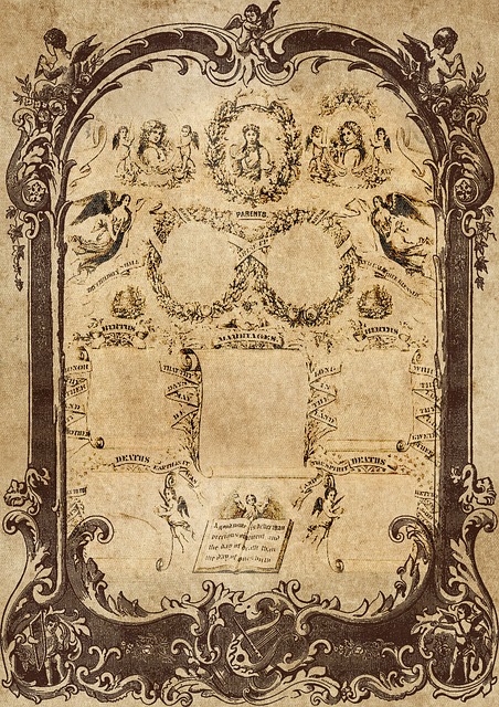 框架 家族树 古董 - 上的免费图片