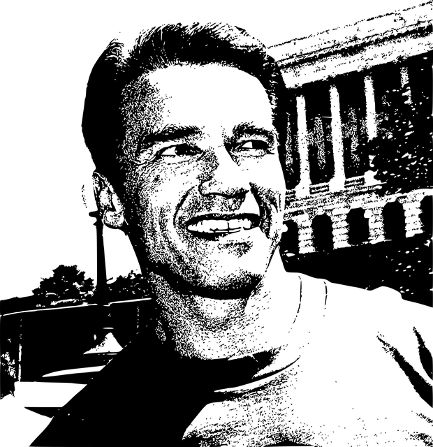 阿诺德 施瓦辛格 电影 - 免费矢量图形