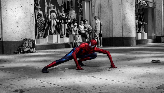 蜘蛛侠 英雄 街头艺人 - 上的免费照片