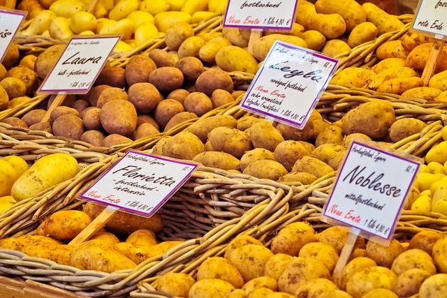 土豆 蔬菜 市场 - 上的免费照片