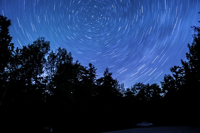夜晚 星轨 启动轨道 - 上的免费照片
