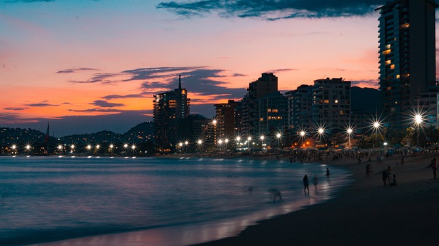 阿卡普尔科 海滩 日落 - 上的免费照片