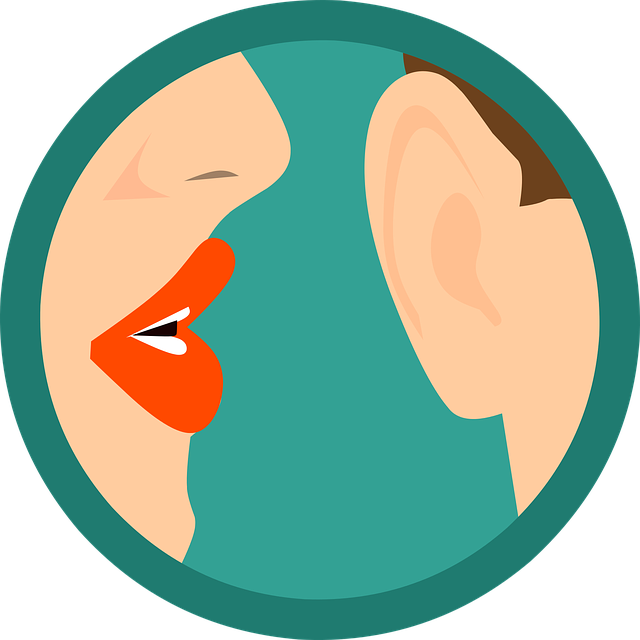 秘密 耳语 耳朵 - 免费矢量图形