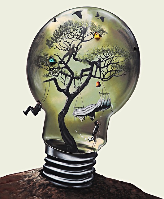 灯泡 幻想 想像力 - 上的免费图片