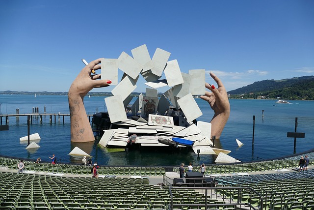 Bregenz，Seebühne Carmen 舞台设计 - 上的免费照片