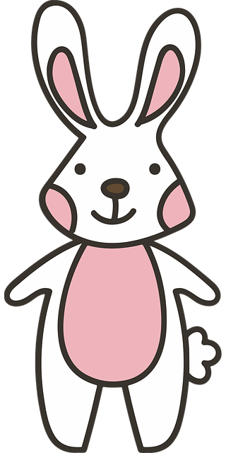 可爱 兔 复活节 - 免费矢量图形