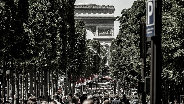 巴黎 香榭丽舍大街 Arc-De-凯旋门 - 上的免费照片