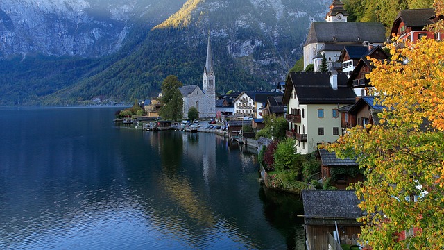 哈尔施塔特 Hallstatt 教堂 - 上的免费照片