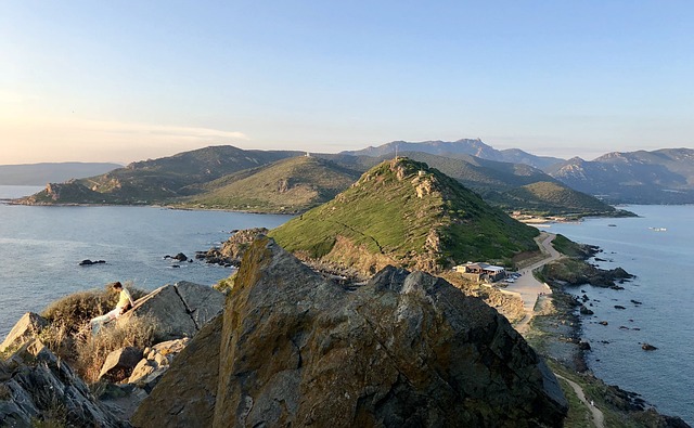 科西嘉 日落 海 - 上的免费照片