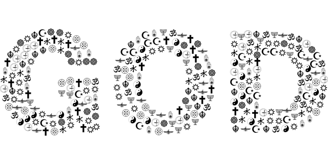 上帝 排版 巴哈教 - 免费矢量图形