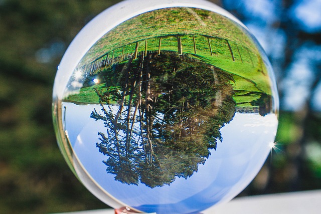 Lensball 风景 农场 - 上的免费照片