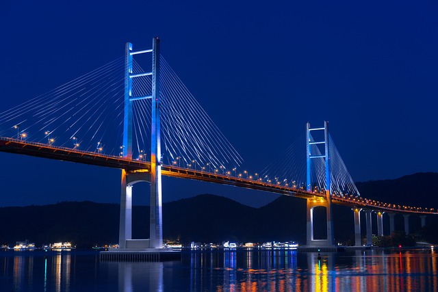 马场桥 桥 夜晚 - 上的免费照片